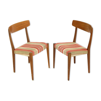 2 chaises en teck, Skaraborgs Möbelindustri Tibro, Suède, 1960