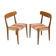 Set of 2 teak chairs, Skaraborgs Möbelindustri Tibro, Sweden, 1960
