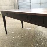 Solid oak farm table