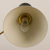 8 arms Italian chandelier with diabolo shades in Stilnovo style