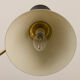 8 arms Italian chandelier with diabolo shades in Stilnovo style