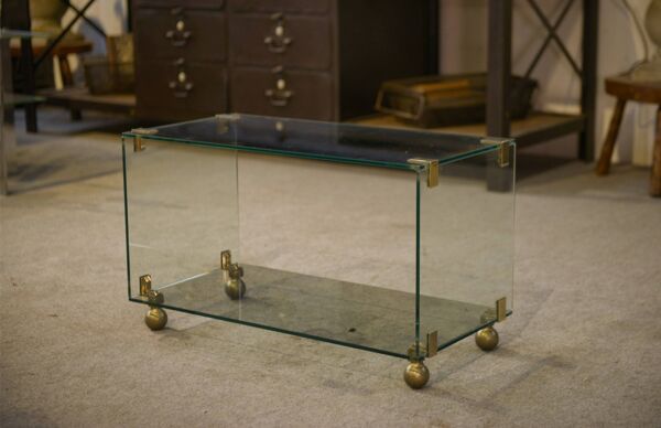 Table basse en verre par Roche Bobois 1960’s