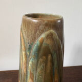 Large ceramic vase Metenier Belgian Art Nouveau