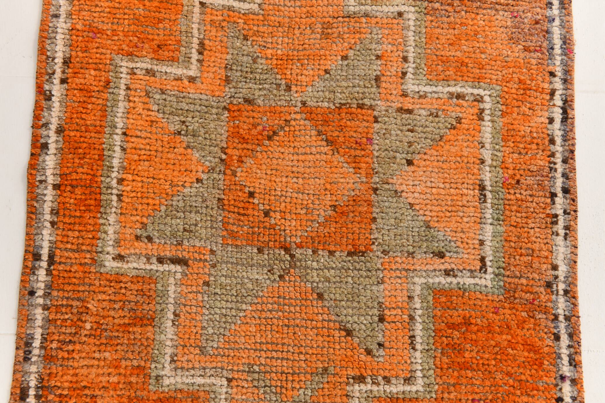 Vintage Oushak Runner Rug, 84x285Cm