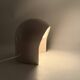 Organic white ceramic table lamp, Italy 1970