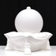 Lampe de table coussins en céramique globe 1970s italie