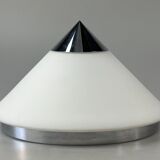 60s 70s ceiling lamp or wall lamp by Limburg Leuchten Germany glass chrome