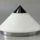 60s 70s ceiling lamp or wall lamp by Limburg Leuchten Germany glass chrome