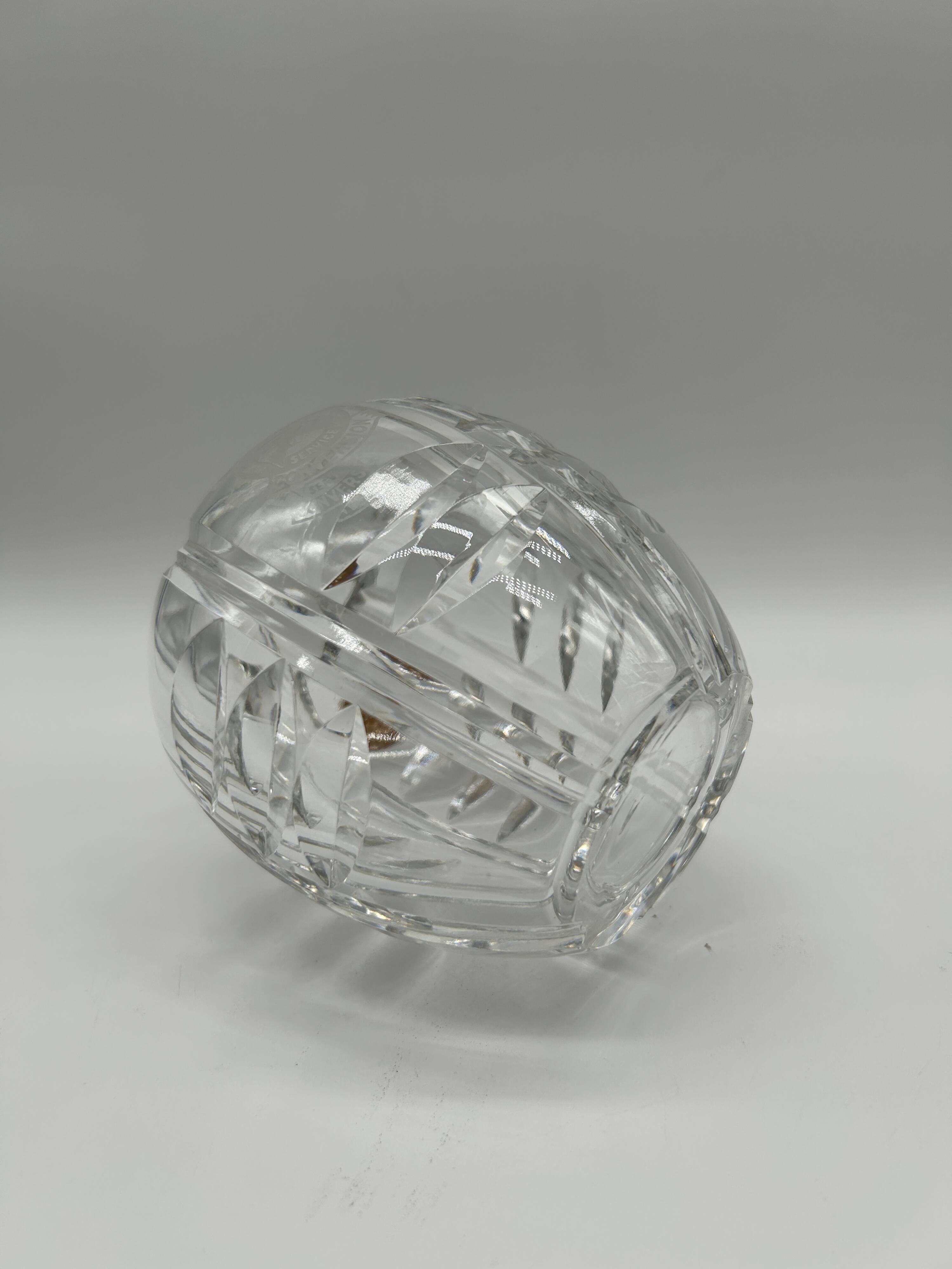 Val saint-lambert crystal vase "redex"
