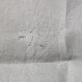 White linen towels embroidered