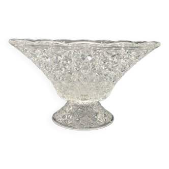 Presentation cup in worked glass