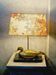 Lampe canard en laiton doré vintage