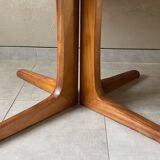 Vintage Baumann table with 2 extensions