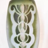 Painted Art Deco vase, 29.5 cm