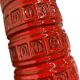 Vintage geometric red ceramic vase Scheurich WG