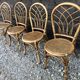 4 rattan chairs and canning
