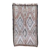Beni Ourain Moroccan rug white - 190 x 338 cm