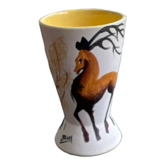 Large earthenware cup J. Franck