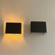 Pair of vintage Doria Leuchten wall lights, matte black, Germany 1970s