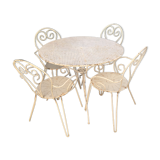 Garden Salon wrought iron white