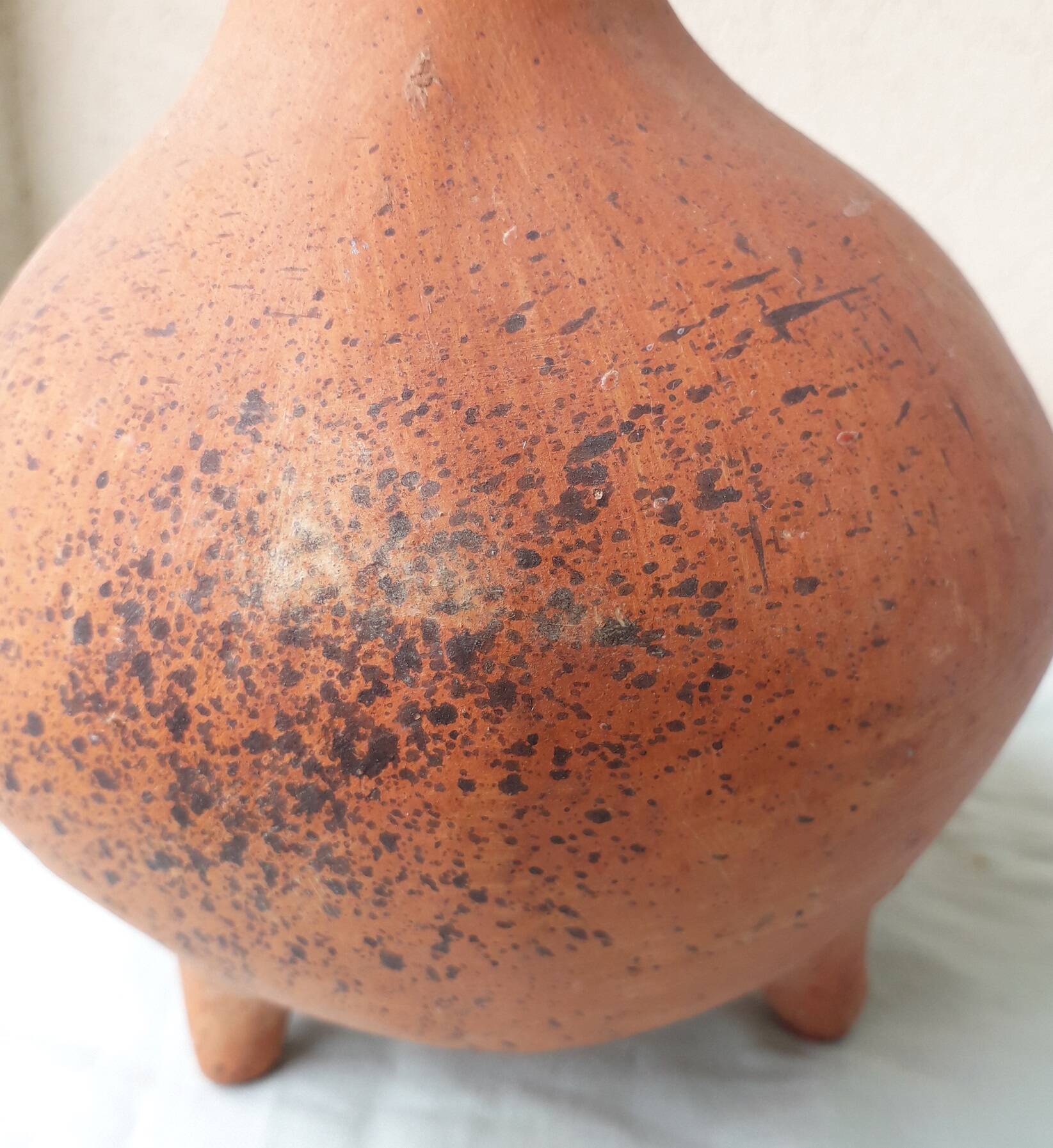 Vase zoomorphe en terre cuite