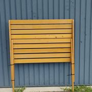 Folding garden bench, ultra compact - vintage, "Mid-century" design