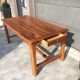 Stretchy farm table Walnut 1969