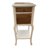 Console ancienne avec plateau en marbre – fin XIXe / début XXe siècle – restaurée