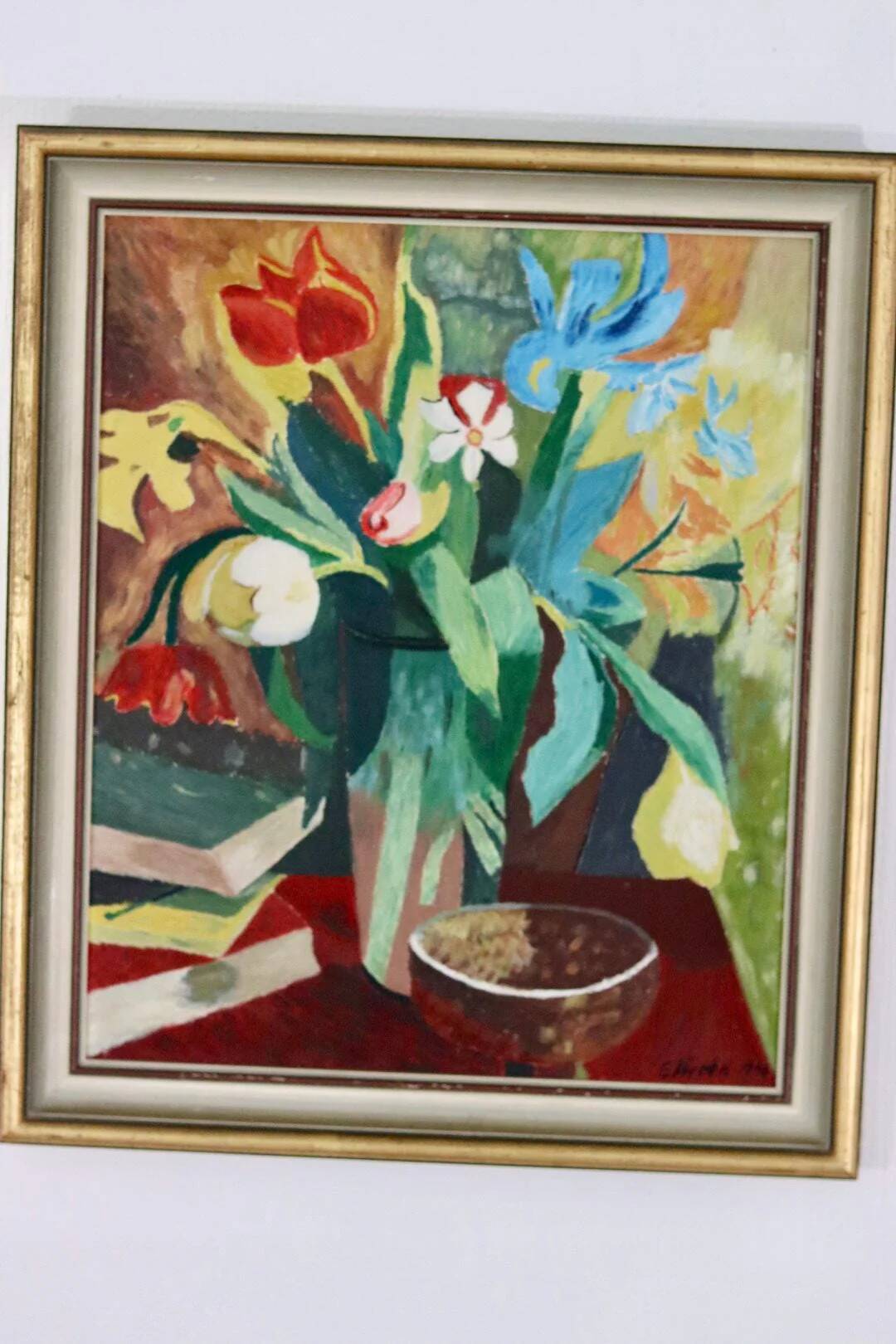 Still life floral by E. Nyrén, 1946 | Selency