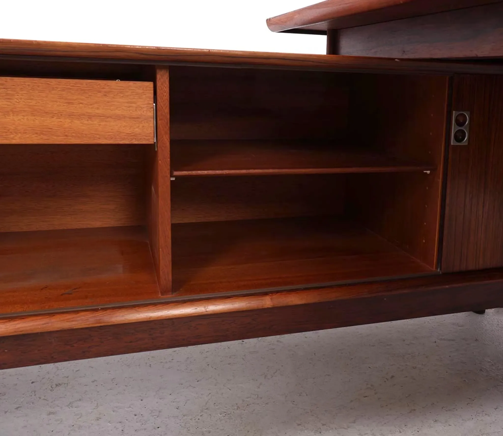 Bureau exécutif vintage avec buffet, Arne Vodder pour Sibast, années 1960