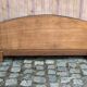Art Deco concave mirror, arc-shaped, carved in solid wood, 1940, 120cm.