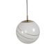 Massive - Hollywood Regency - spherical pendant lamp - opaline - Belgium