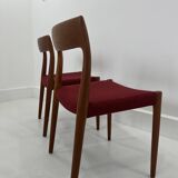Set of Danish Chairs by Niels Møller for J. L. Møllers, 1960s, Set of 2