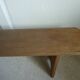 Massive late 1960s teak bench