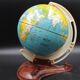 Terrestrial globe World map vintage metal and bakelite year 50-60 West Germany