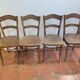 4 antique bistro chairs