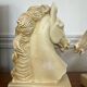 Pair of plaster horse bookends