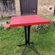 Iron bistro table