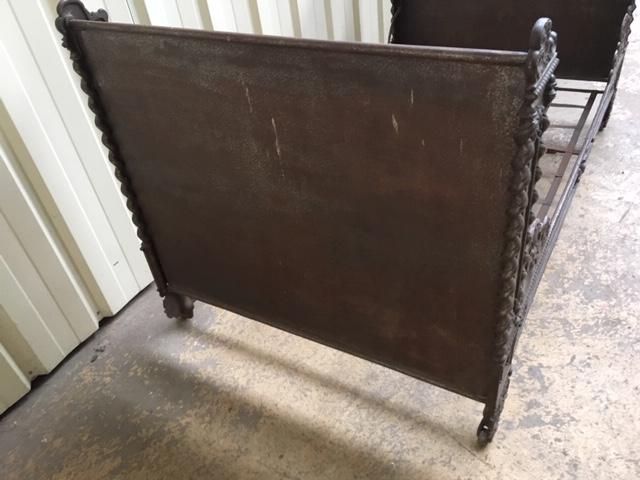 Napoleon III bed late 19th century cast iron and metal