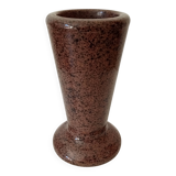 Vintage speckled granite vase