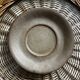 Set of 6 vintage brown saucers