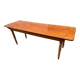 Large Alsatian bistro coffee table in fir French bistro table 1930