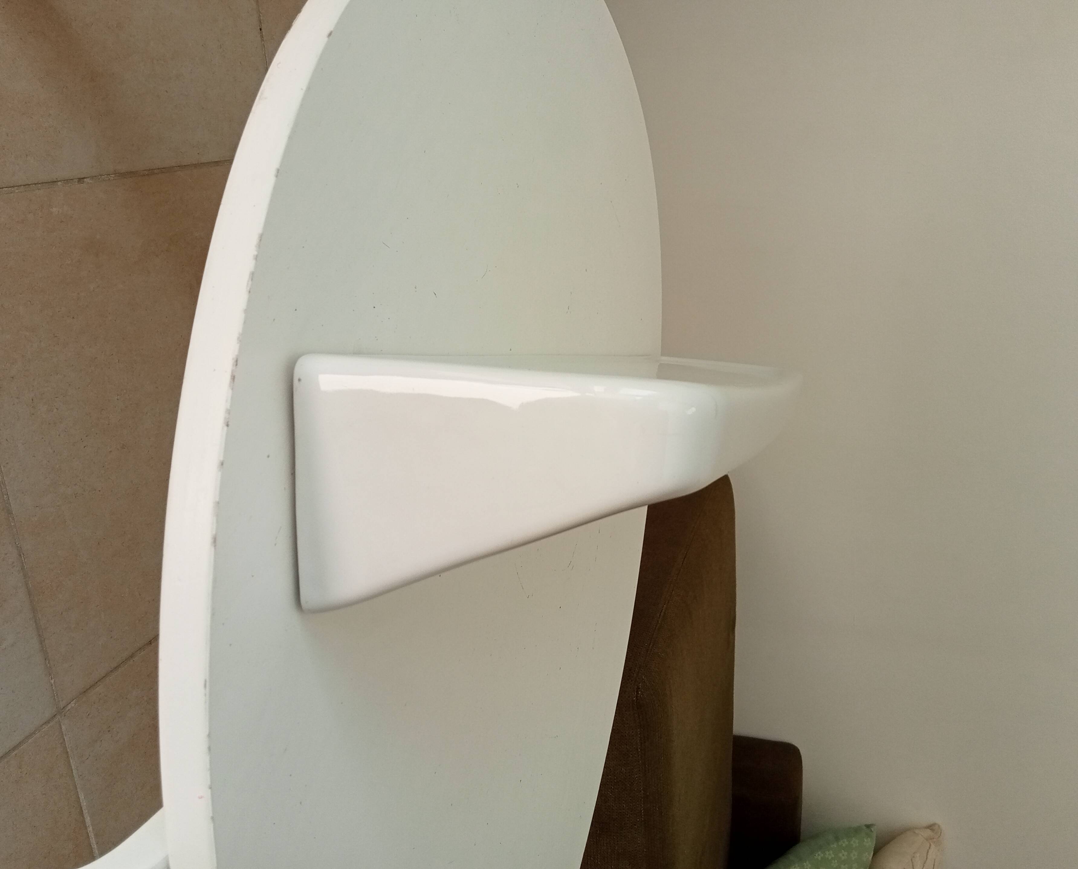 Vintage ceramic wall shelf from the 60s/70s