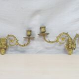 Pair of piano candle holders