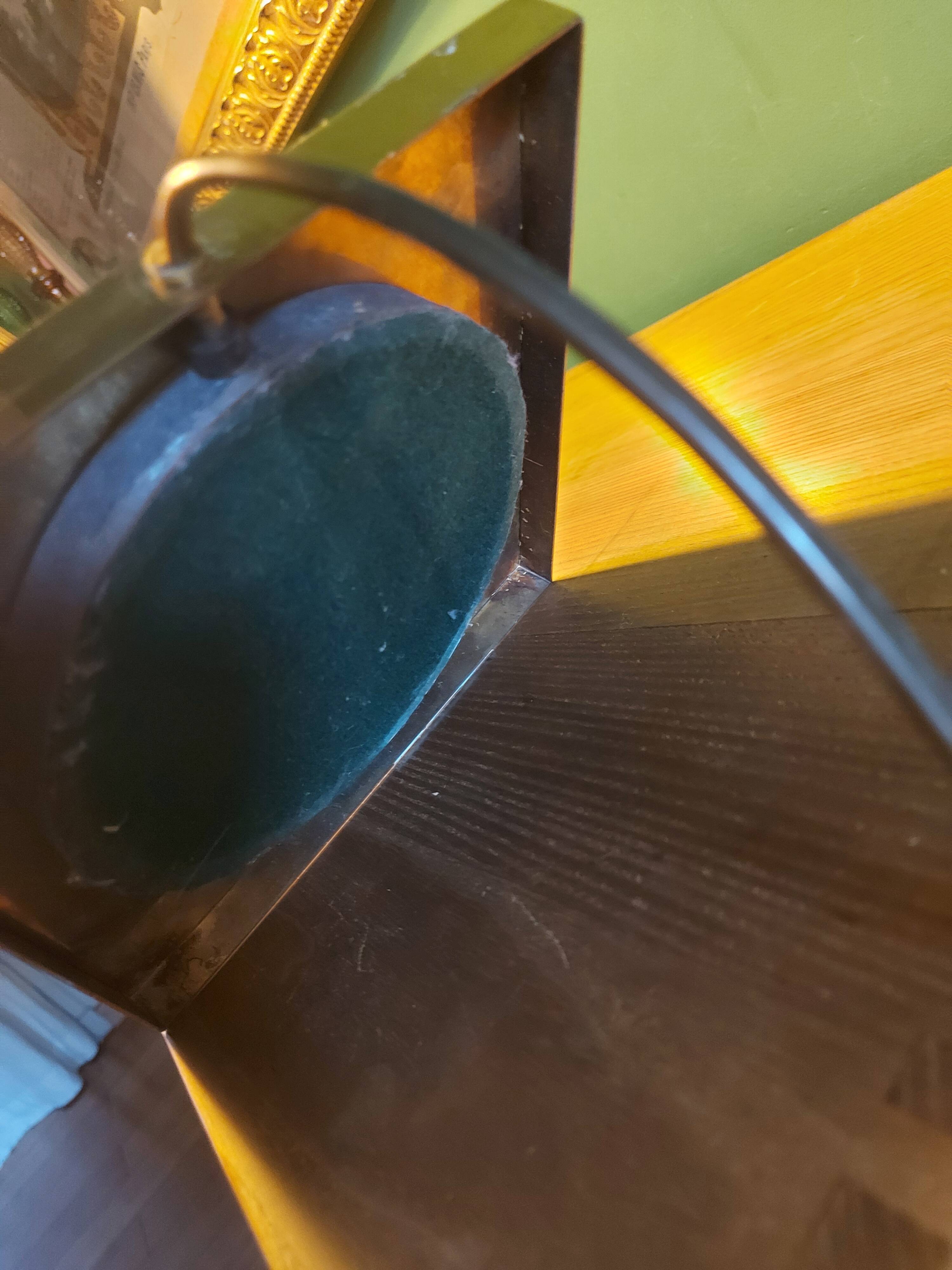 Large golden brass lamp neo classic style