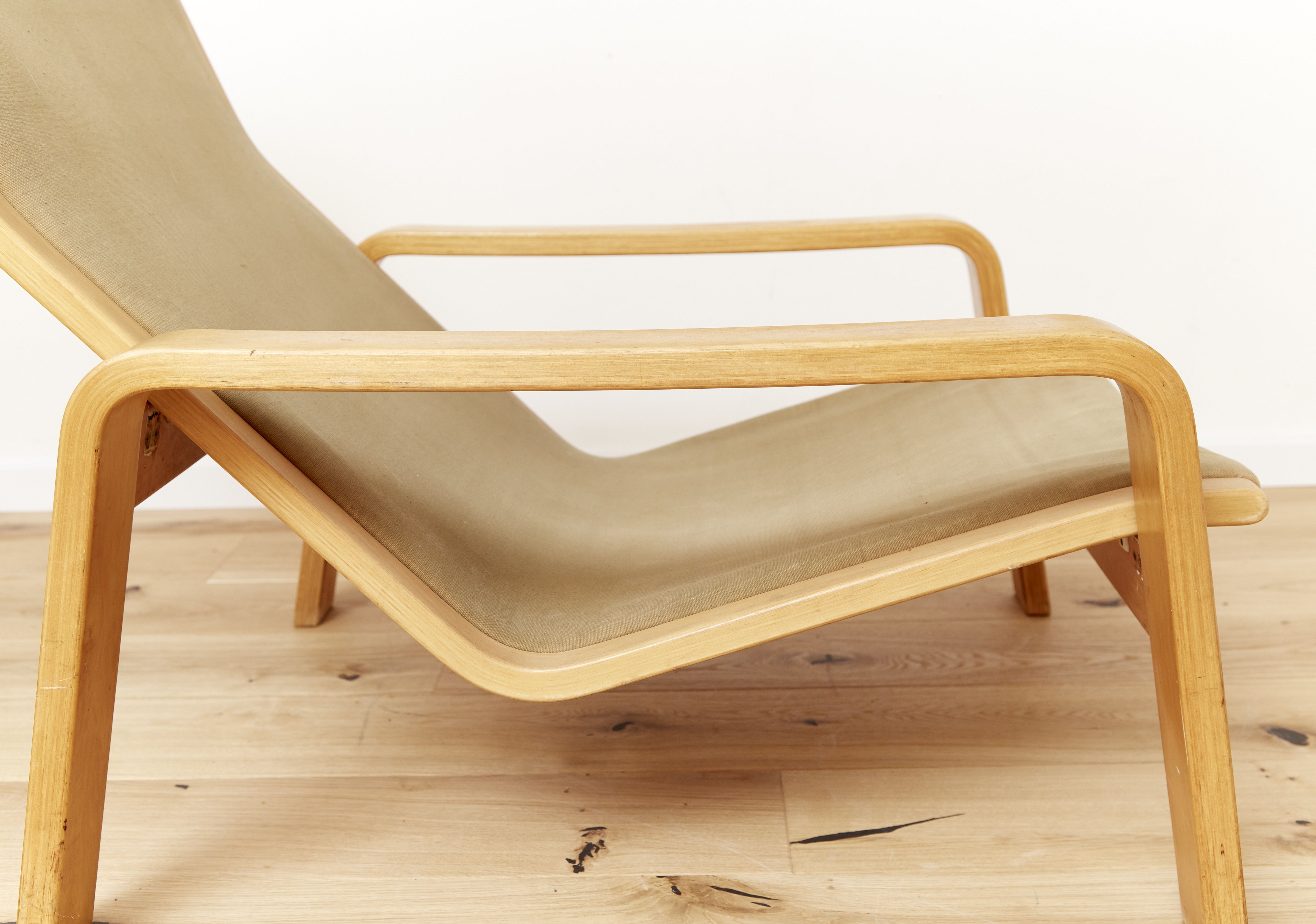 Mid-Century Pulkka lounge chair by Ilmari Lappalainen for Asko
