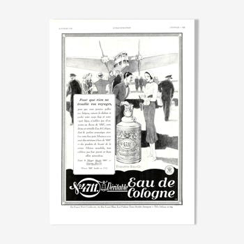 Vintage poster 30s Eau de Cologne
