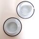 Duo of Limoges Haviland cups from the Nuit bleue collection