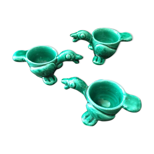 set de 3 coquetiers canard