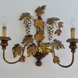 Florentine “grape” wall lamp Italy, 1940 - 1950